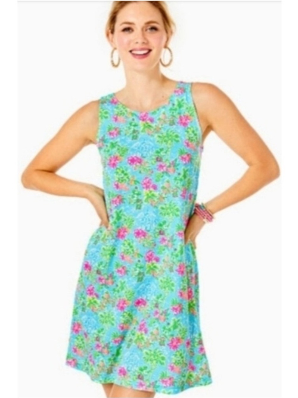 Lilly Pulitzer Kristen Dress - Blue Ibiza Lilly Loves Disney